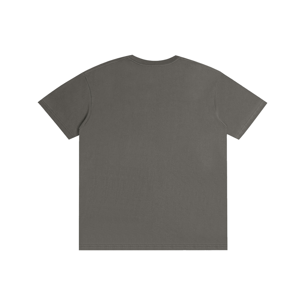 Plain gray t-shirt on a white background