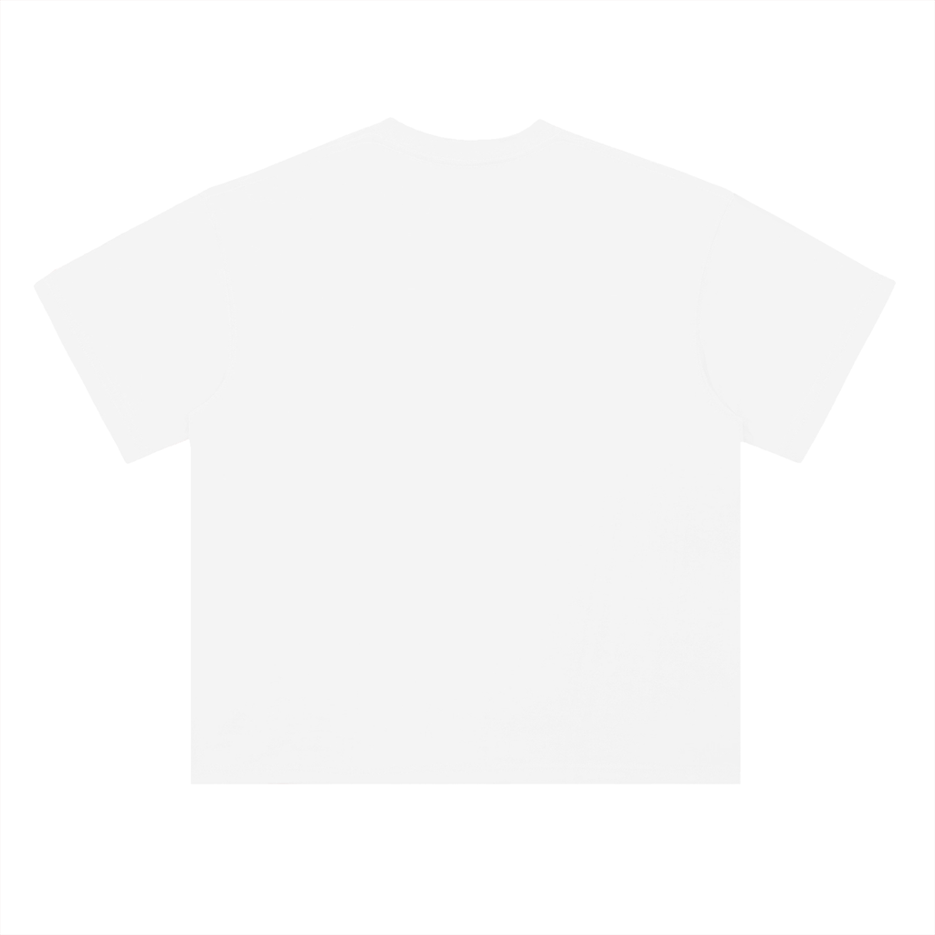Plain white t-shirt on a white background