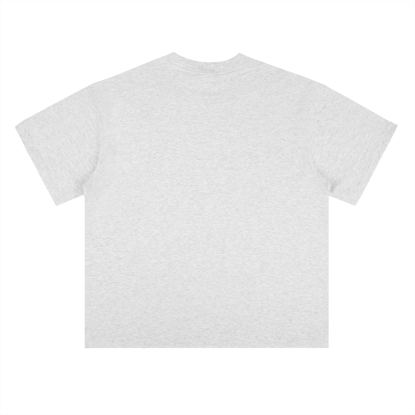 White t-shirt on a white background