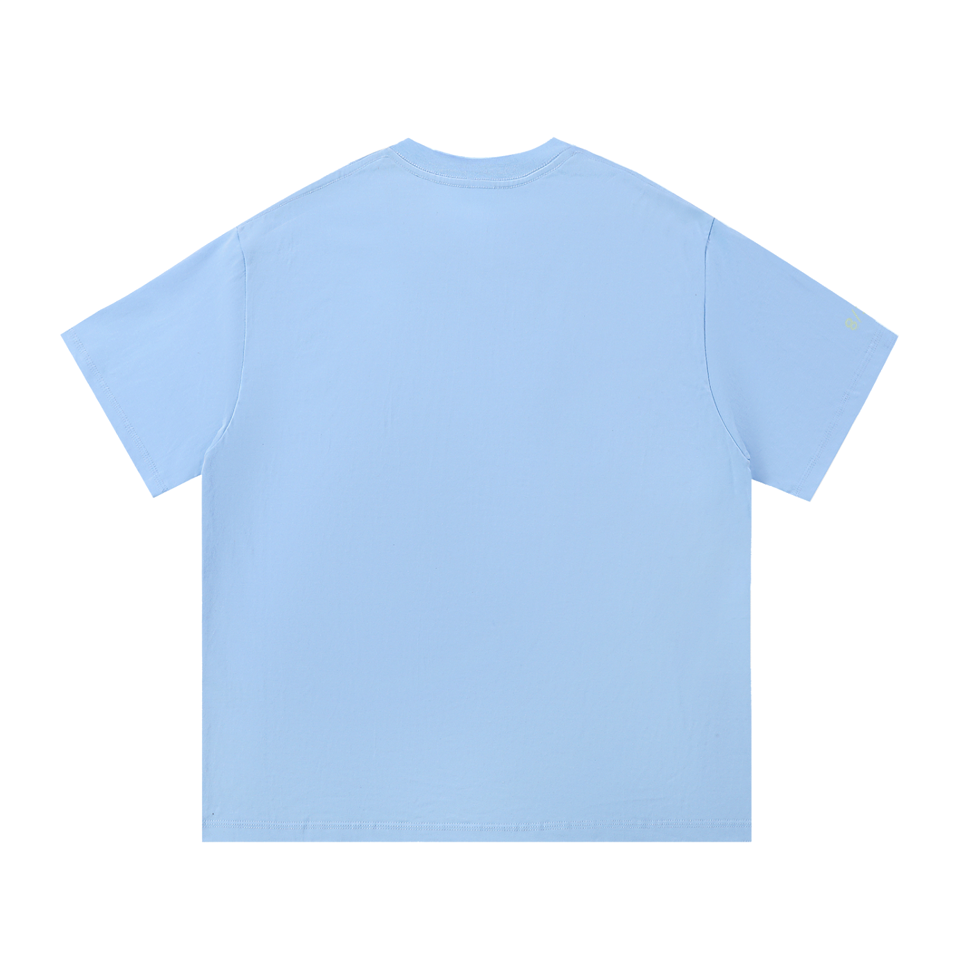 Light blue t-shirt with motivational text on a white background