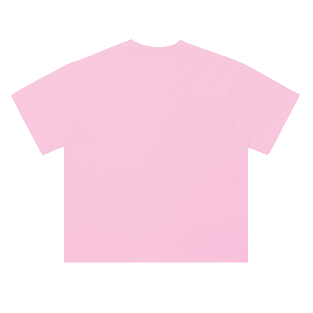 Pink t-shirt on a white background