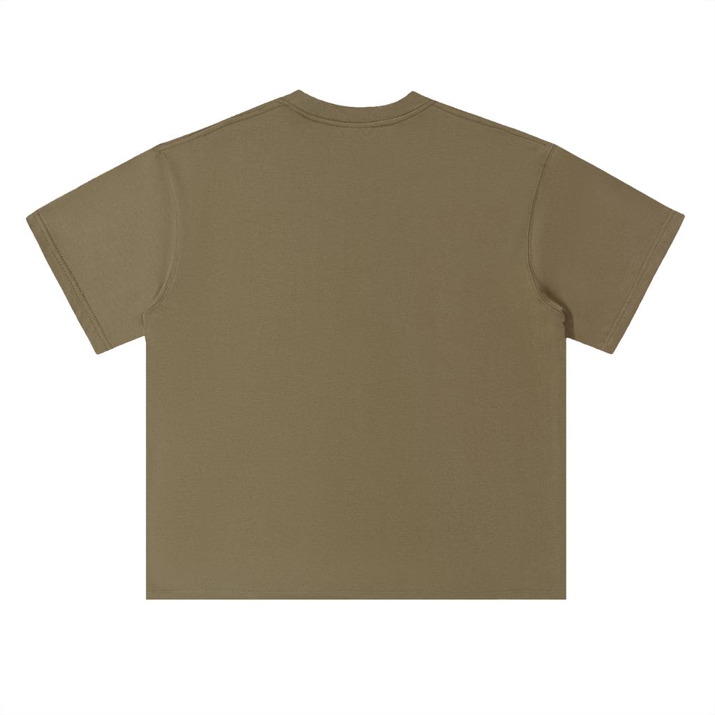 Brown t-shirt on a white background